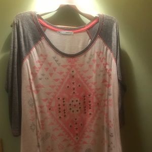 Baseball style shirt